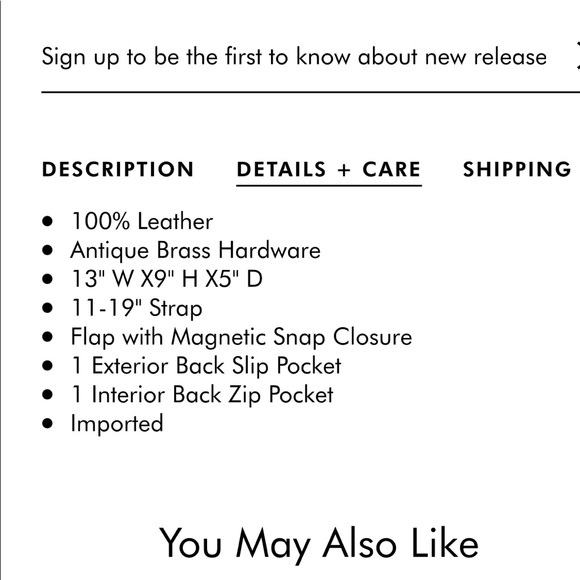 Rebecca Minkoff!! Brand new- never used. NWT. Sand dune color. - Picture 4 of 6